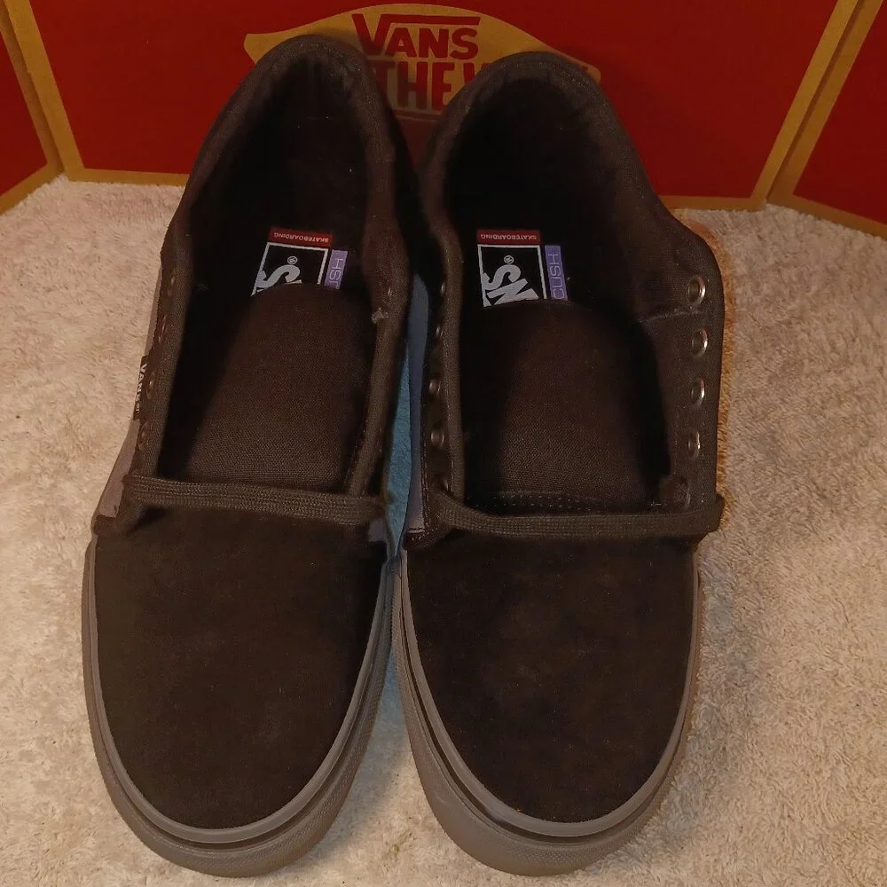 Vans Men's 7/Women's 8.5 Chukka Low Denim Black Pewter VN0A4BX47IW